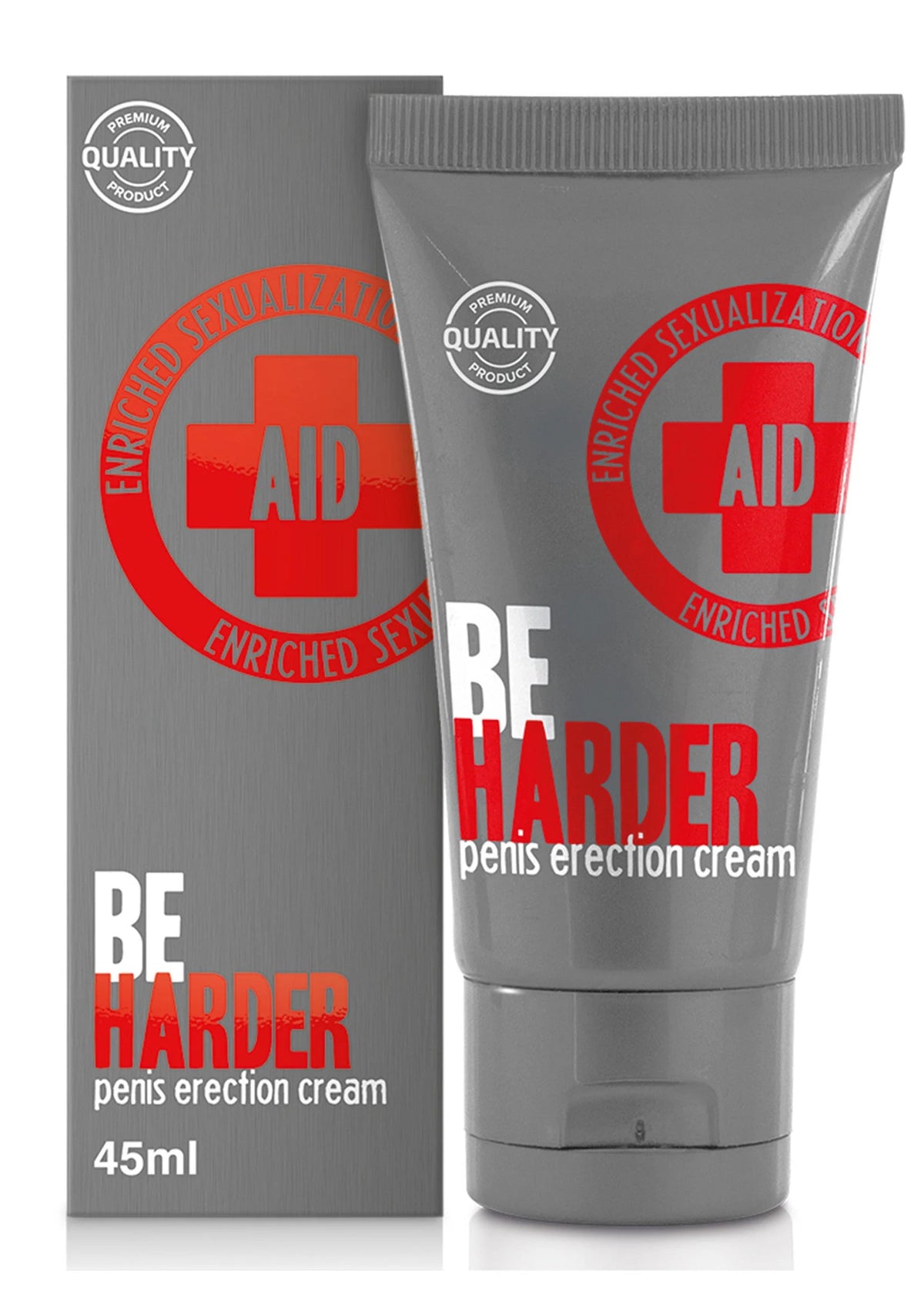 Bestel: AID Be Harder Penis Erection Cream 45 ml - bij Happytoys.nl, happytoys.be, Happytoys.ae: erotische sex webshop | liever Happy dan Easy ⭐⭐⭐⭐⭐ - Default Title - 92640 - NATUREL - 45