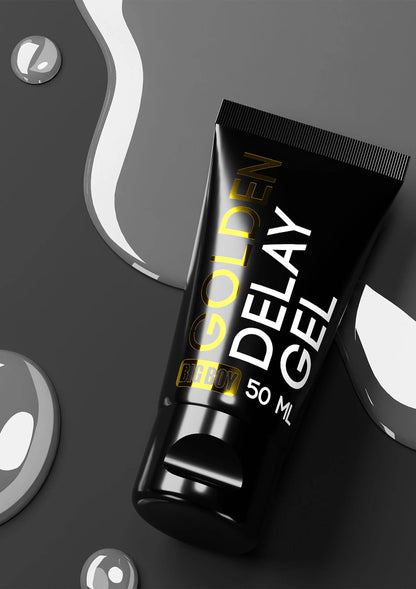 Bestel: Big Boy Golden Delay Gel 50 ml by Cobeco Big Boy - bij Happytoys: de erotische sex webshop | liever Happy dan Easy ⭐⭐⭐⭐⭐