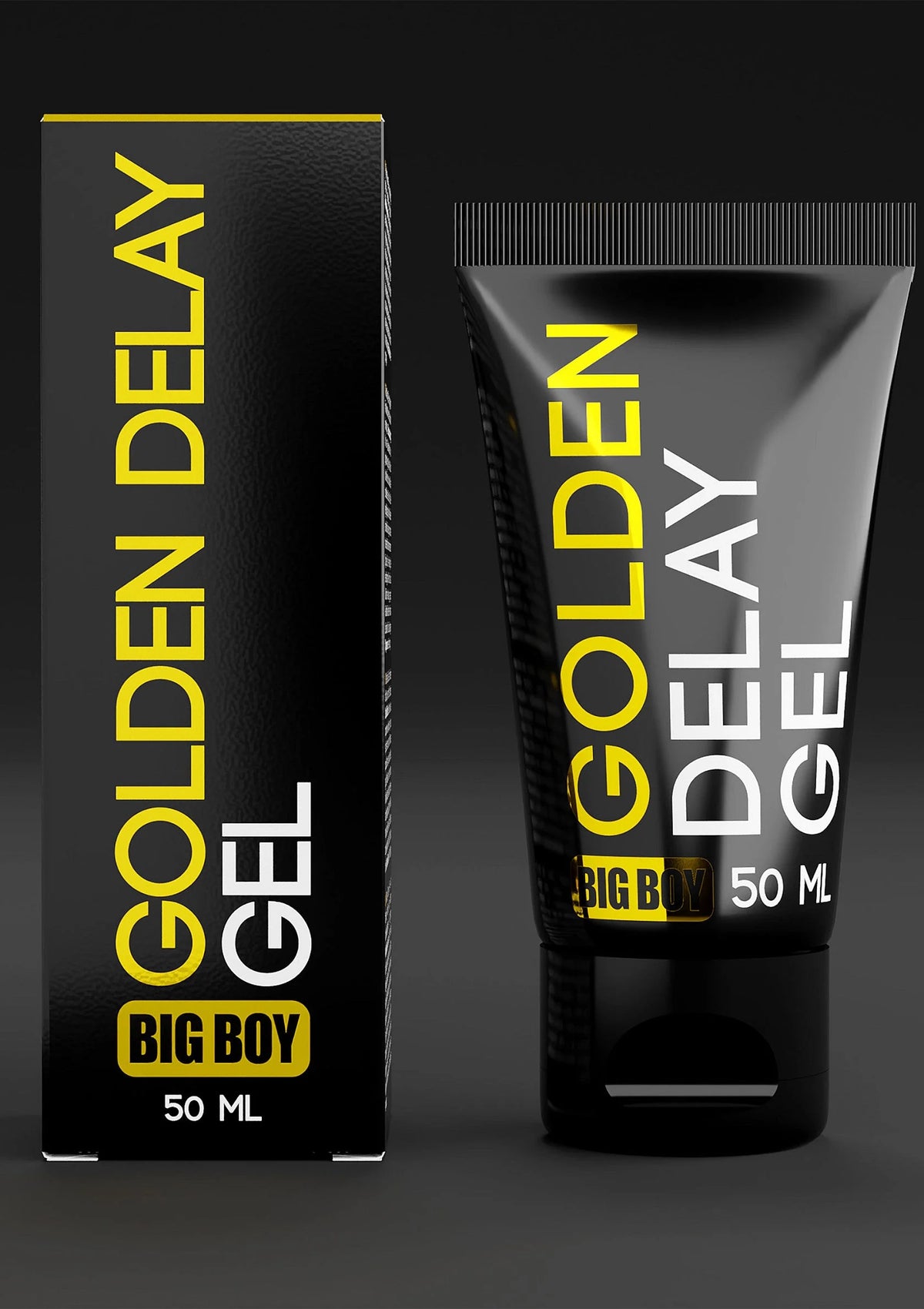 Bestel: Big Boy Golden Delay Gel 50 ml by Cobeco Big Boy - bij Happytoys: de erotische sex webshop | liever Happy dan Easy ⭐⭐⭐⭐⭐