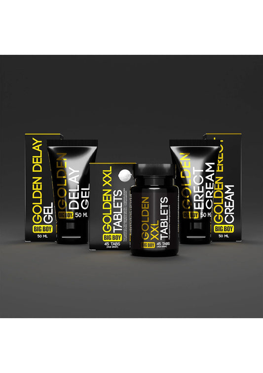 Bestel: Big Boy Golden Delay Gel 50 ml by Cobeco Big Boy - bij Happytoys: de erotische sex webshop | liever Happy dan Easy ⭐⭐⭐⭐⭐