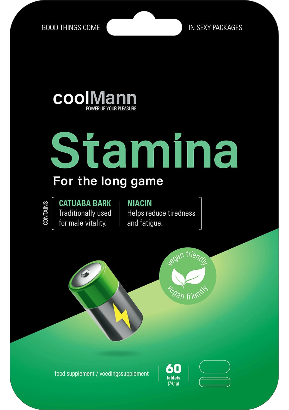 Bestel: CoolMann Stamina 60 pcs by Cobeco CoolMann - bij Happytoys: de erotische sex webshop | liever Happy dan Easy ⭐⭐⭐⭐⭐