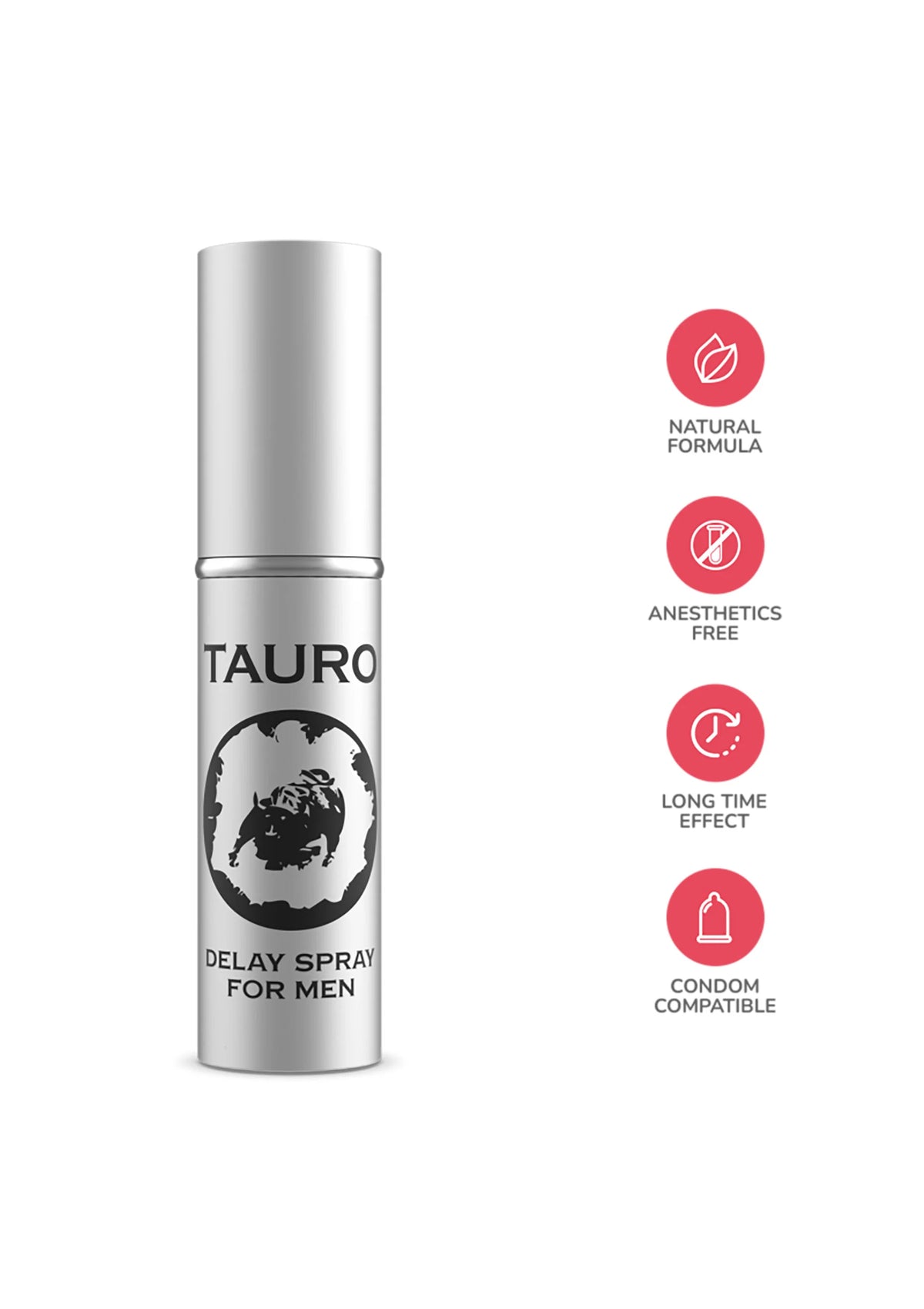 Bestel: Tauro For Men Delay Spray 5 ml by Intimate Line - bij Happytoys: de erotische sex webshop | liever Happy dan Easy ⭐⭐⭐⭐⭐