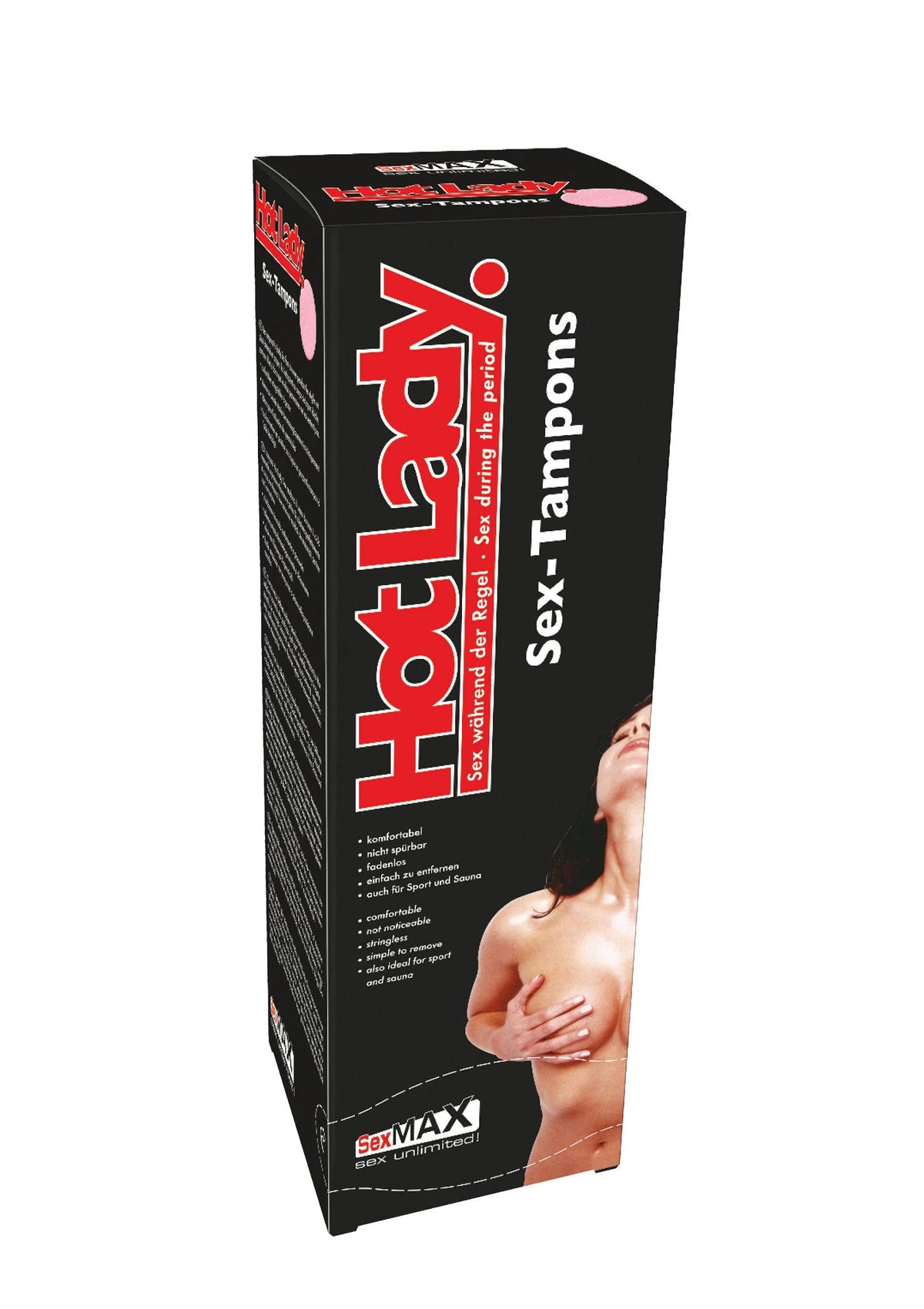 Bestel: Hot Lady Sex Tampons (Box of 8) by Joy Division - bij Happytoys.nl, happytoys.be, Happytoys.ae: erotische sex webshop | liever Happy dan Easy ⭐⭐⭐⭐⭐ - Default Title - 93536 - NATUREL