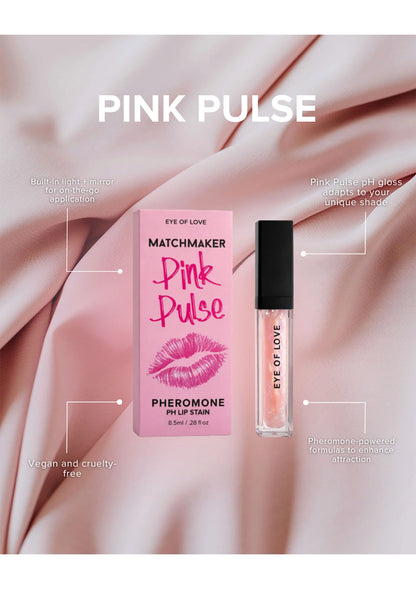 Bestel: Pink Pulse Pheromone Lip Gloss 8ml by Eye of Love Matchmaker - bij Happytoys: de erotische sex webshop | liever Happy dan Easy ⭐⭐⭐⭐⭐