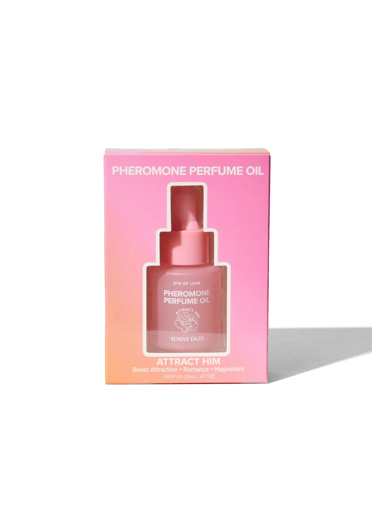 Bestel: Phero Perfum Dropper Attract Him 20 ml byEye of Love Bloom - bij Happytoys: de erotische sex webshop | liever Happy dan Easy ⭐⭐⭐⭐⭐ - Sunny Daze - 93961 - SUNNYDAZE - 20