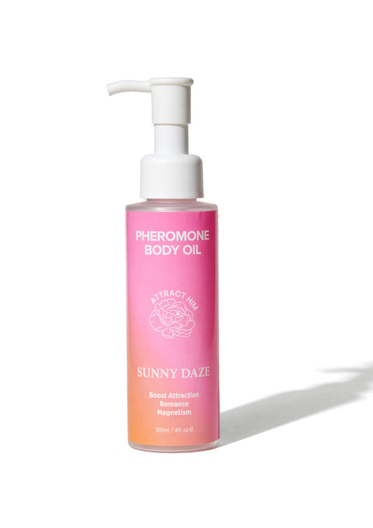 Bestel: Phero Body Oil Attract Him 120 ml by Eye of Love Bloom - bij Happytoys: de erotische sex webshop | liever Happy dan Easy ⭐⭐⭐⭐⭐ - Lilac Dream - 93962 - SUNNYDAZE - 120