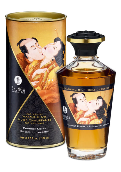 Bestel: Warming Oil - Creamy Latte - 100 ml by Shunga - bij Happytoys: de erotische sex webshop | liever Happy dan Easy ⭐⭐⭐⭐⭐