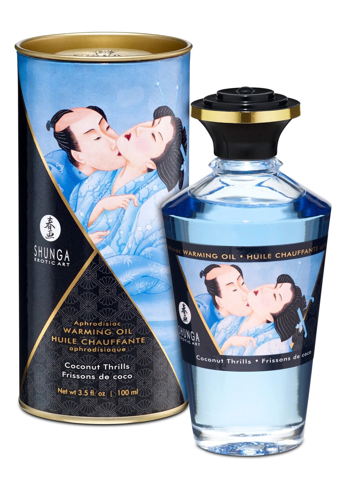 Bestel: Aphrodisiac Warming Oil - Exotic Fruits - 100 ml by Shunga - bij Happytoys.nl, happytoys.be, Happytoys.ae: erotische sex webshop | liever Happy dan Easy ⭐⭐⭐⭐⭐