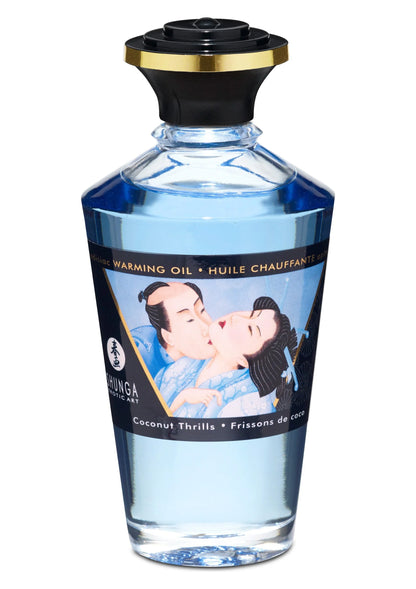 Bestel: Warming Oil - Creamy Latte - 100 ml by Shunga - bij Happytoys: de erotische sex webshop | liever Happy dan Easy ⭐⭐⭐⭐⭐