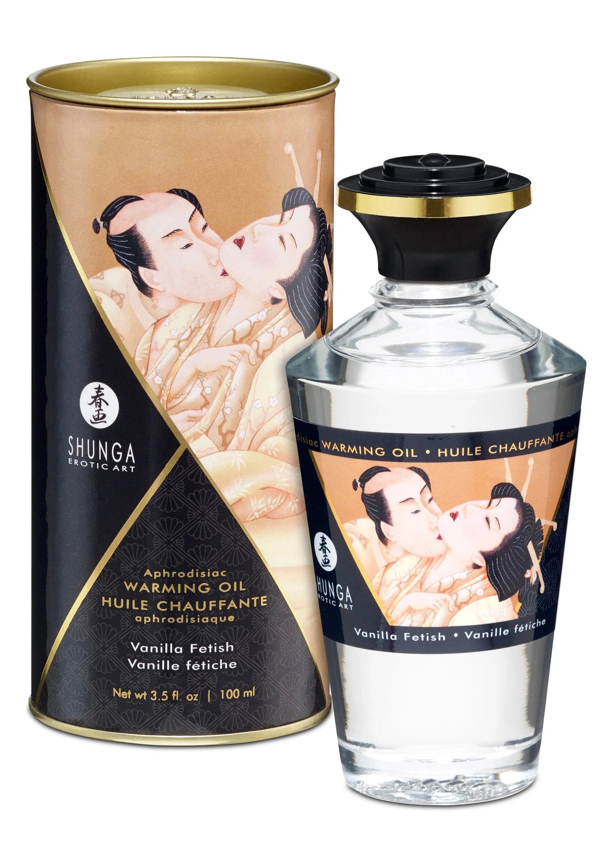 Bestel: Warming Oil - Creamy Latte - 100 ml by Shunga - bij Happytoys: de erotische sex webshop | liever Happy dan Easy ⭐⭐⭐⭐⭐