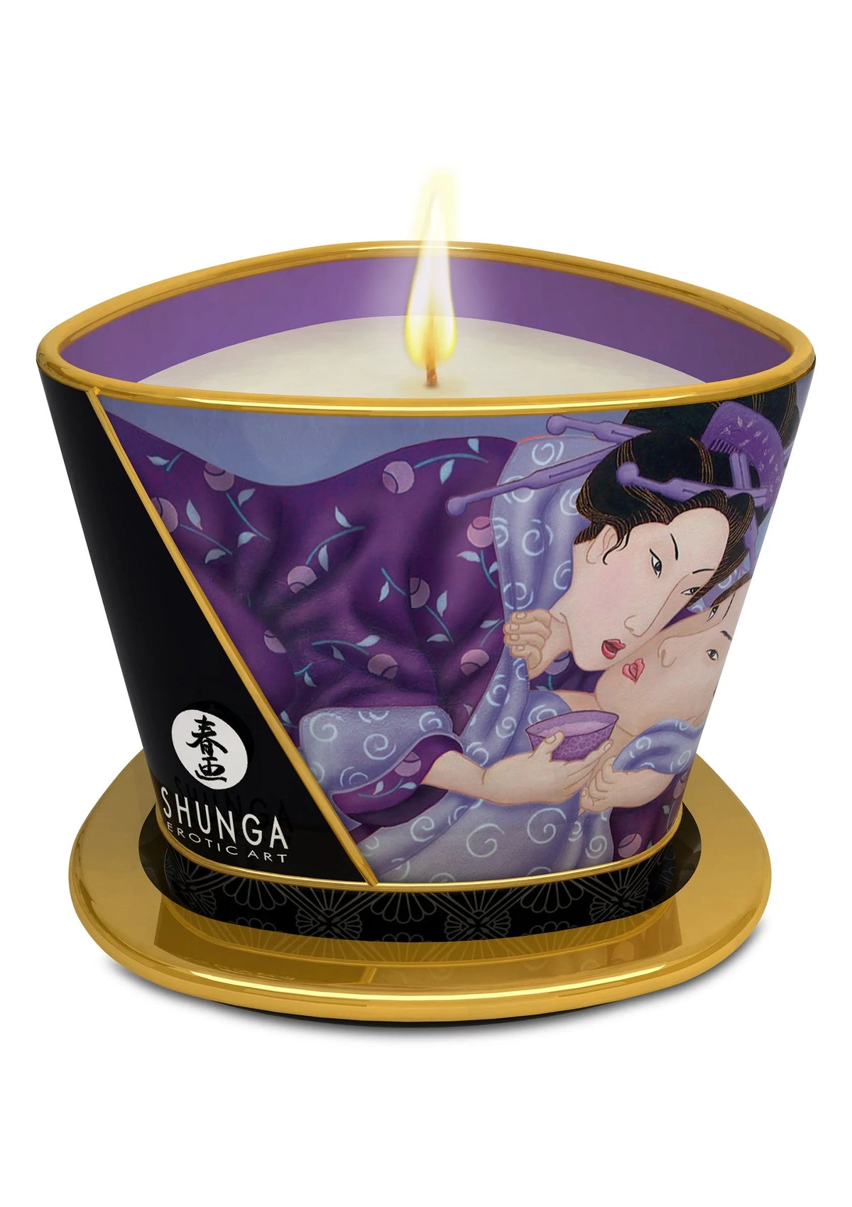 Bestel: Massage candle 170 ml by Shunga - bij Happytoys.nl, happytoys.be, Happytoys.ae: erotische sex webshop | liever Happy dan Easy ⭐⭐⭐⭐⭐ - Exotic - 94513 - EXOTIC - 170