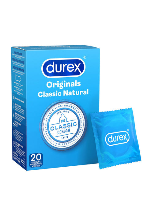 Bestel: Classic Naturel 3 x 20 Condoms by Durex - bij Happytoys: de erotische sex webshop | liever Happy dan Easy ⭐⭐⭐⭐⭐