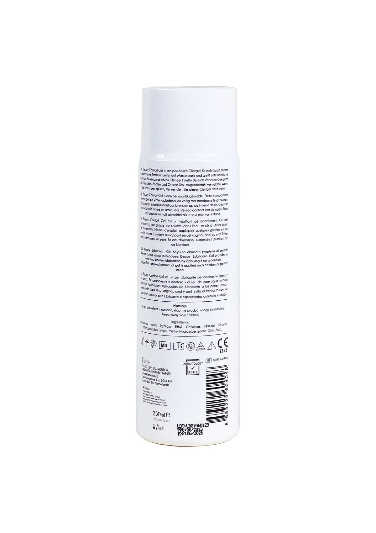 Bestel: Lubricant Gel 250 ml - bij Happytoys.nl, happytoys.be, Happytoys.ae: erotische sex webshop | liever Happy dan Easy ⭐⭐⭐⭐⭐