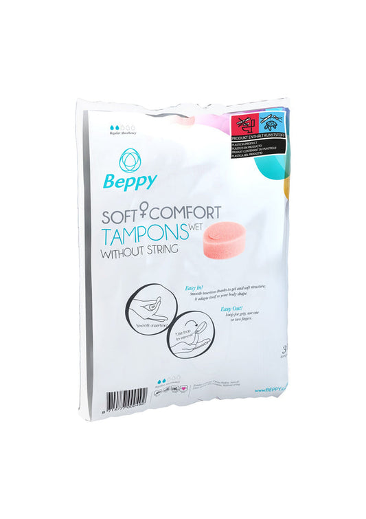 Bestel: Soft & Comfort Wet Tampons 30 pcs by Beppy - bij Happytoys: de erotische sex webshop | liever Happy dan Easy ⭐⭐⭐⭐⭐