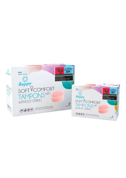 Bestel: Soft & Comfort Wet 2 pcs by Beppy - bij Happytoys.nl, happytoys.be, Happytoys.ae: erotische sex webshop | liever Happy dan Easy ⭐⭐⭐⭐⭐