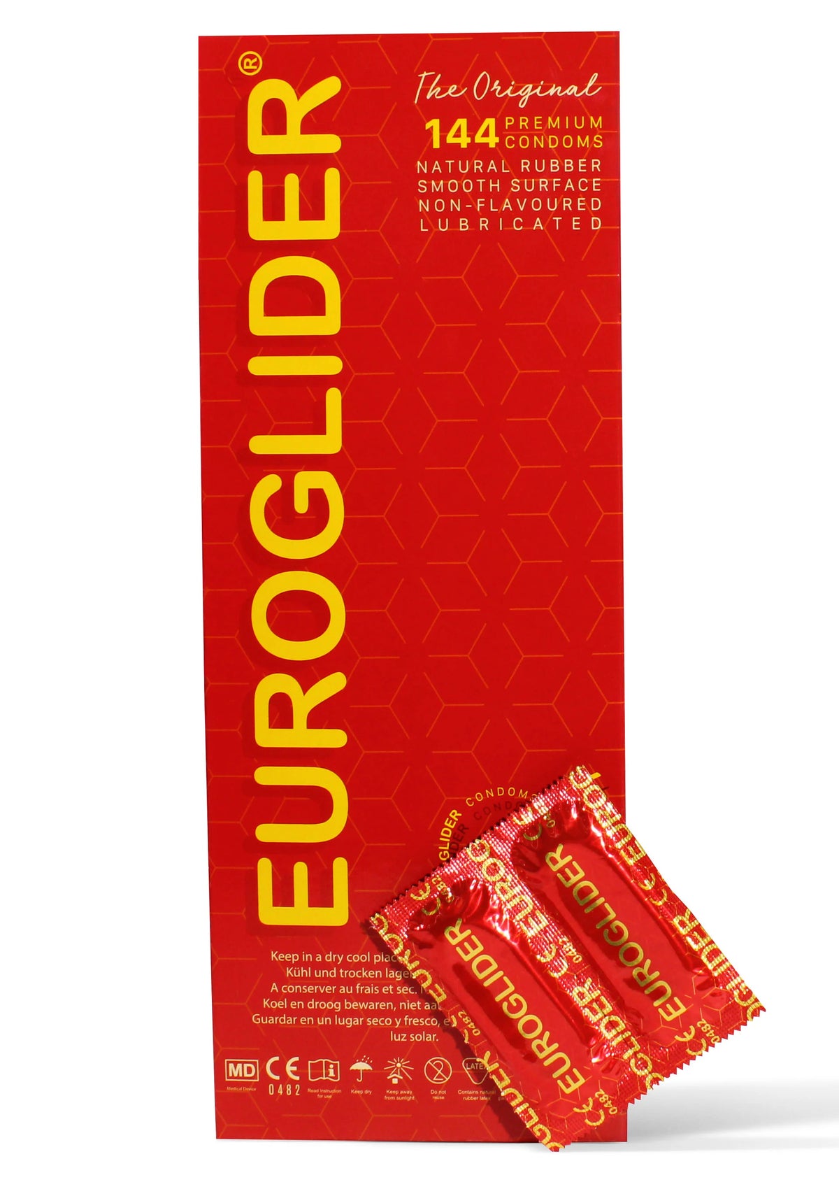 Bestel: Condoms 144pcs by Euroglider - bij Happytoys.nl, happytoys.be, Happytoys.ae: erotische sex webshop | liever Happy dan Easy ⭐⭐⭐⭐⭐