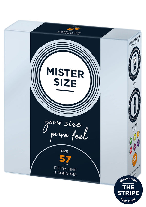 Bestel: 57mm Condoms 3pcs by Mister Size - bij Happytoys: de erotische sex webshop | liever Happy dan Easy ⭐⭐⭐⭐⭐ - Default Title - 97113 - NATUREL