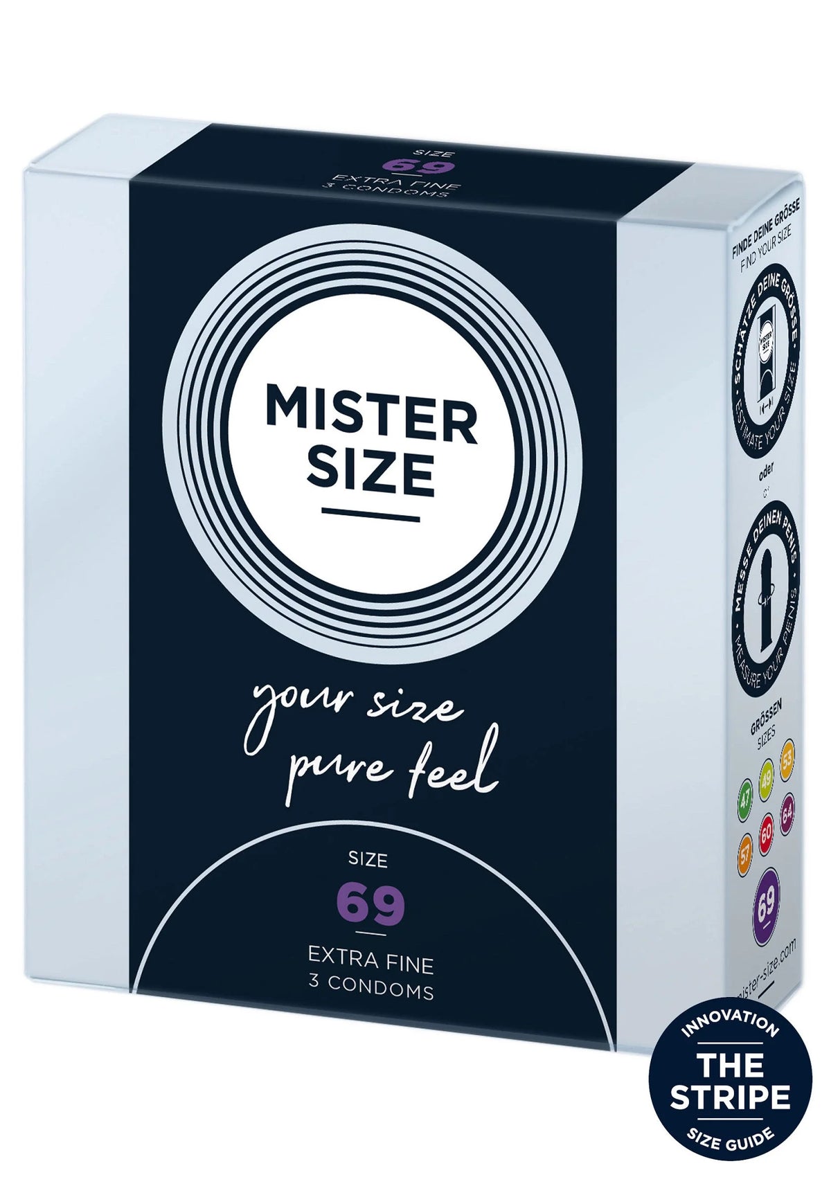 Bestel: 69mm Condoms 3pcs by Mister Size - bij Happytoys: de erotische sex webshop | liever Happy dan Easy ⭐⭐⭐⭐⭐