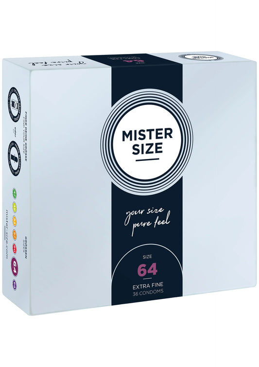 Bestel: MISTER SIZE 64mm Condoms 36pcs - bij Happytoys: de erotische sex webshop | liever Happy dan Easy ⭐⭐⭐⭐⭐