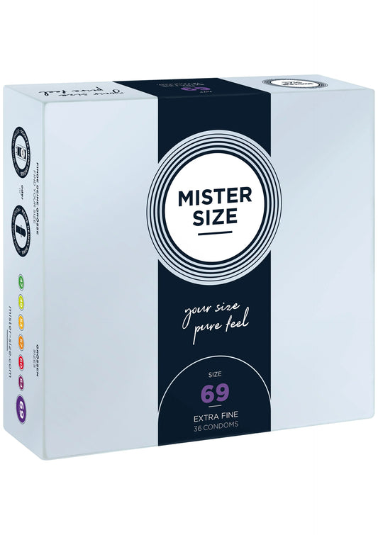 Bestel: MISTER SIZE 69mm Condoms 36pcs by Mr Size - condooms bij Happytoys.nl, happytoys.be, Happytoys.ae: erotische sex webshop | liever Happy dan Easy ⭐⭐⭐⭐⭐