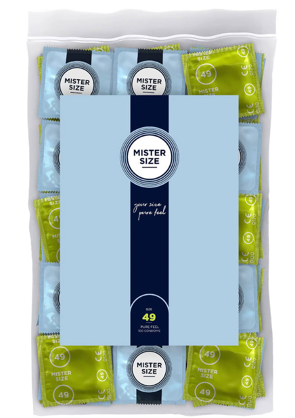 Bestel: MISTER SIZE 49mm Condoms 100pcs - bij Happytoys: de erotische sex webshop | liever Happy dan Easy ⭐⭐⭐⭐⭐