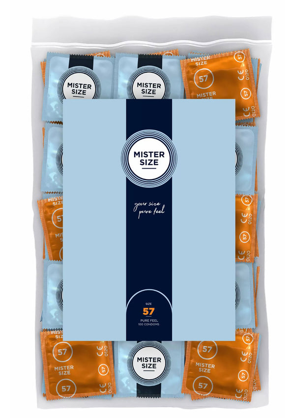 Bestel: MISTER SIZE 57mm Condoms 100pcs - bij Happytoys: de erotische sex webshop | liever Happy dan Easy ⭐⭐⭐⭐⭐