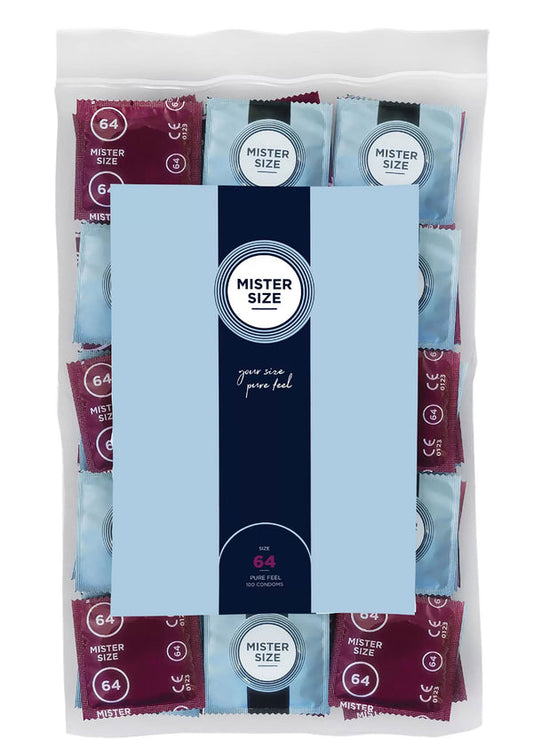 Bestel: MISTER SIZE 64mm Condoms 100pcs - bij Happytoys: de erotische sex webshop | liever Happy dan Easy ⭐⭐⭐⭐⭐