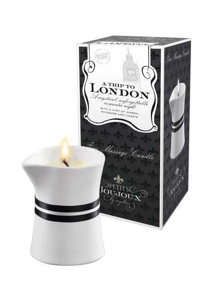 Bestel: Petits Joujoux Massage Candle London 120gr - bij Happytoys.nl, happytoys.be, Happytoys.ae: erotische sex webshop | liever Happy dan Easy ⭐⭐⭐⭐⭐ - Default Title - 97305 - LONDON - 120