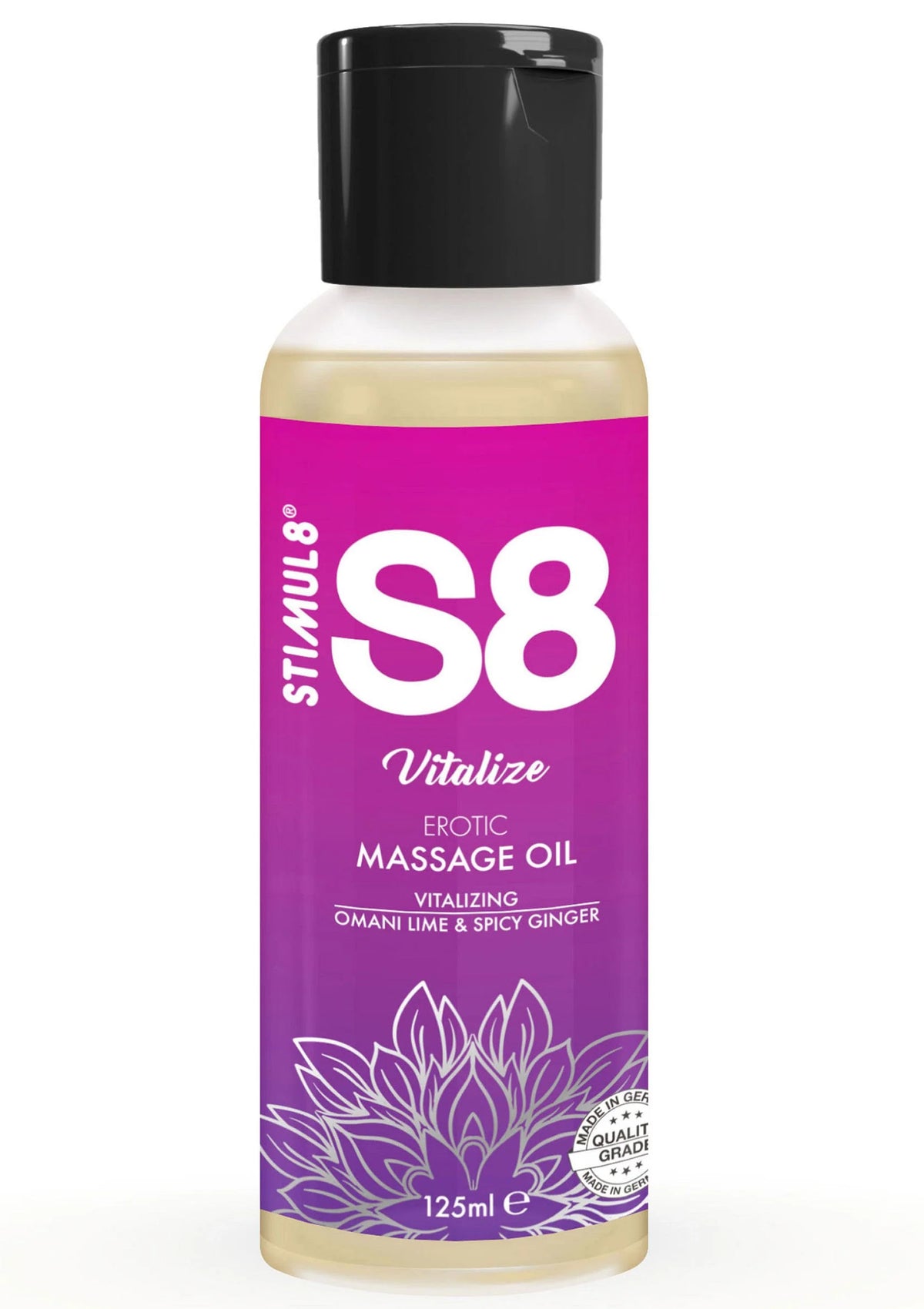 Bestel: S8 Massage Oil 125 ml - bij Happytoys.nl, happytoys.be, Happytoys.ae: erotische sex webshop | liever Happy dan Easy ⭐⭐⭐⭐⭐