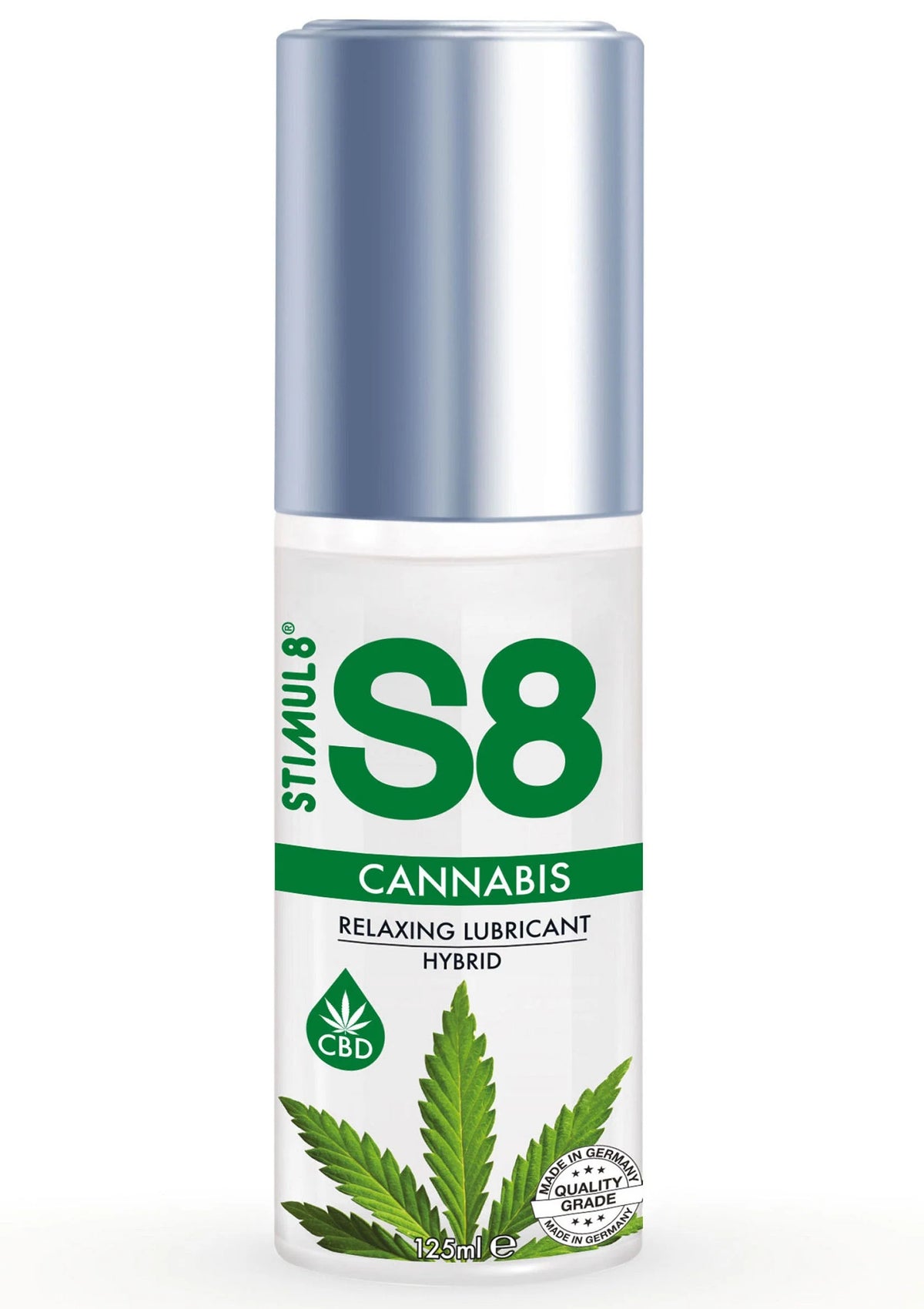 Bestel: S8 Hybrid Cannabis Lubricant 125 ml by Stimul8 S8 - bij Happytoys.nl, happytoys.be, Happytoys.ae: erotische sex webshop | liever Happy dan Easy ⭐⭐⭐⭐⭐ - Default Title - 97421 - CANNABIS - 125