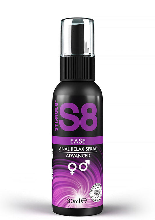 Bestel: Ease Anal Relax Spray 30 ml by S8 - bij Happytoys: de erotische sex webshop | liever Happy dan Easy ⭐⭐⭐⭐⭐