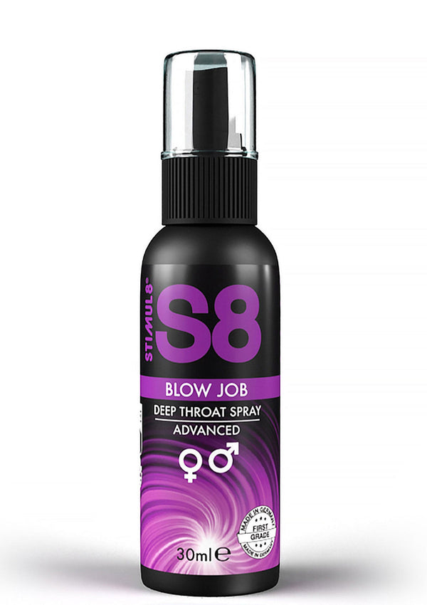 Bestel: S8 Deep Throat Spray 30 ml by Simul8 Boosters - bij Happytoys: de erotische sex webshop | liever Happy dan Easy ⭐⭐⭐⭐⭐