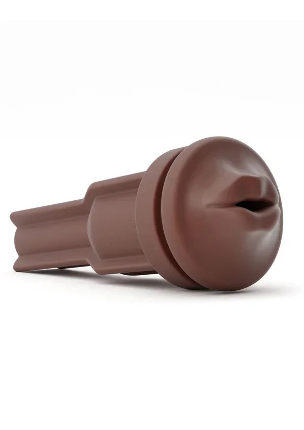 AI Ultra Mouth Sleeve Brown by Autoblow - Happytoys Sexshop: Toys for Feeling Happy & Easy 😊 - Discreet geleverd