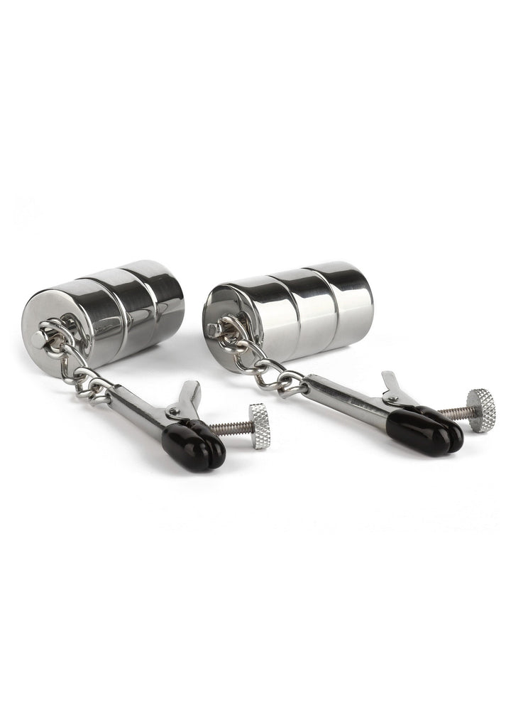 Bestel: Aligator Nipple Clamps Weights by Mr. Steel - bij Happytoys: de erotische sex webshop | liever Happy dan Easy ⭐⭐⭐⭐⭐