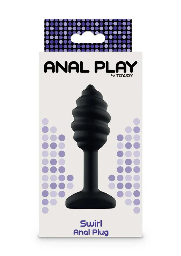 Anal Play Swirl Anal Plug by ToyJoy - Happytoys Sexshop: Toys for Feeling Happy & Easy 😊 - Discreet geleverd