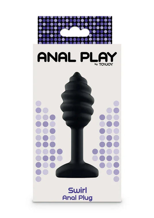 Anal Play Swirl Anal Plug by ToyJoy - Happytoys Sexshop: Toys for Feeling Happy & Easy 😊 - Discreet geleverd