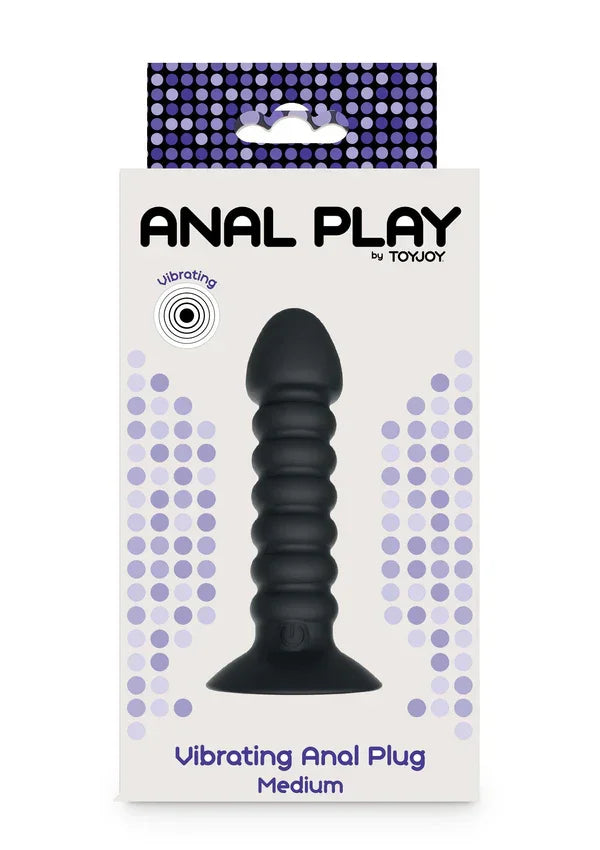 Anal Play Vibrating Anal Plug Medium by ToyJoy - Happytoys Sexshop: Toys for Feeling Happy & Easy 😊 - Discreet geleverd