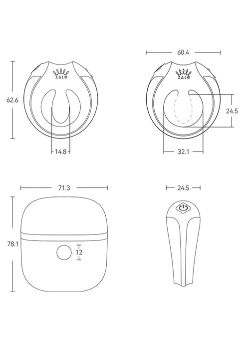 Apis Vibrating Couples Ring by Zalo
