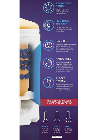 2+ XT Machine size C by Autoblow - Happytoys Sexshop: Toys for Feeling Happy & Easy 😊 - Discreet geleverd