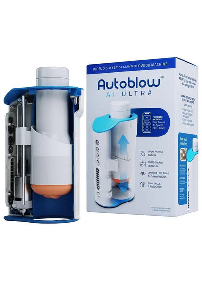 Autoblow AI Ultra (EU Plug) By Autoblow - Happytoys Sexshop: Toys for Feeling Happy & Easy 😊 - Discreet geleverd