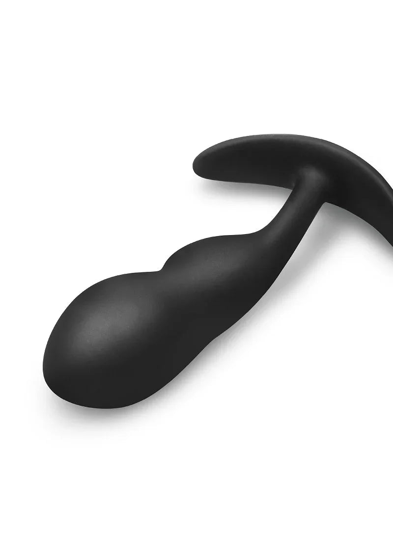 Remote Control P-Spot Snug Plug 145g by B-Vibe - Happytoys Sexshop: Toys for Feeling Happy & Easy 😊 - Discreet geleverd