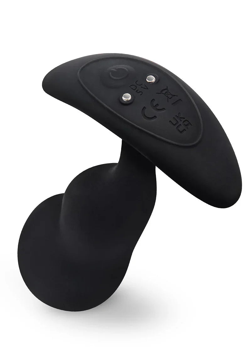 Remote Control P-Spot Snug Plug 145g by B-Vibe - Happytoys Sexshop: Toys for Feeling Happy & Easy 😊 - Discreet geleverd