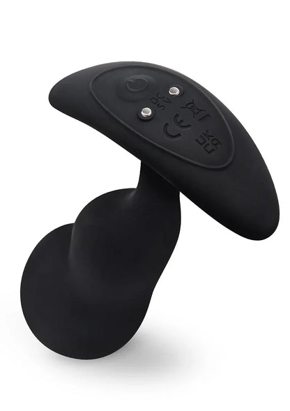 Remote Control P-Spot Snug Plug 145g by B-Vibe - Happytoys Sexshop: Toys for Feeling Happy & Easy 😊 - Discreet geleverd