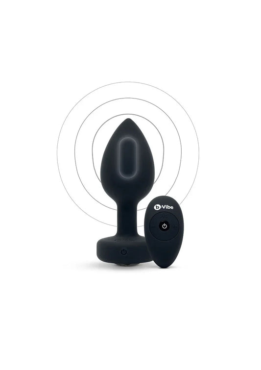 ♀ ♂ B-Vibe Vibrating Jewel Plug M/L - Happytoys Sexshop: Toys for Feeling Happy & Easy 😊 - Discreet geleverd