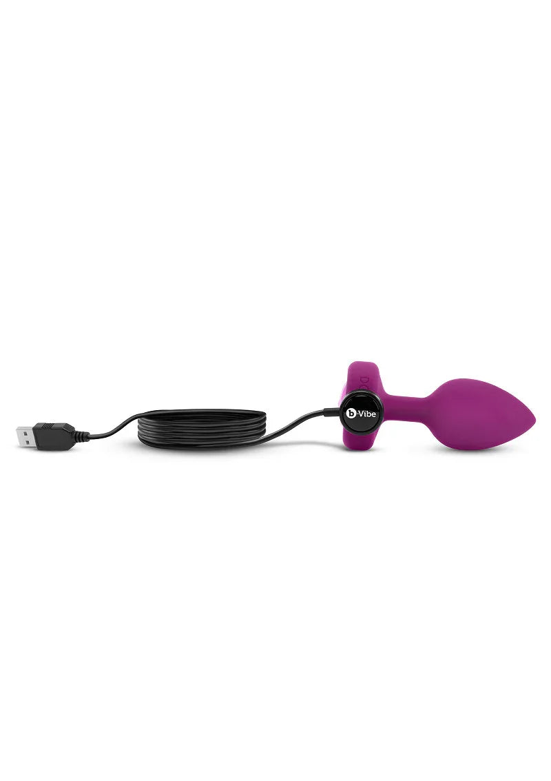 ♂ ♀ B-Vibe Vibrating Jewel Plug S/M - Happytoys Sexshop: Toys for Feeling Happy & Easy 😊 - Discreet geleverd