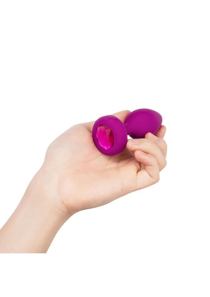 ♂ ♀ B-Vibe Vibrating Jewel Plug S/M - Happytoys Sexshop: Toys for Feeling Happy & Easy 😊 - Discreet geleverd
