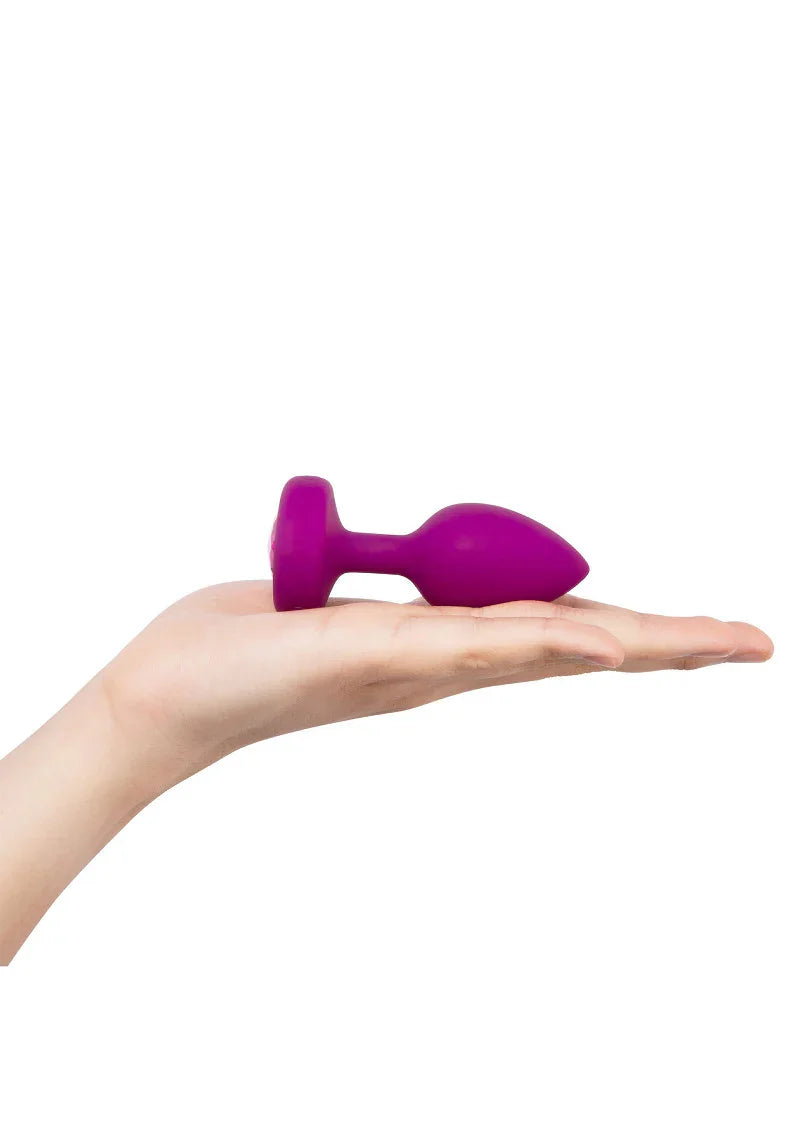 ♂ ♀ B-Vibe Vibrating Jewel Plug S/M - Happytoys Sexshop: Toys for Feeling Happy & Easy 😊 - Discreet geleverd