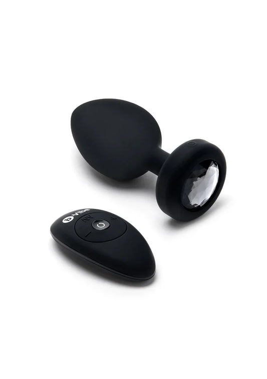 ♂ ♀ B-Vibe Vibrating Jewel Plug XXL - Happytoys Sexshop: Toys for Feeling Happy & Easy 😊 - Discreet geleverd