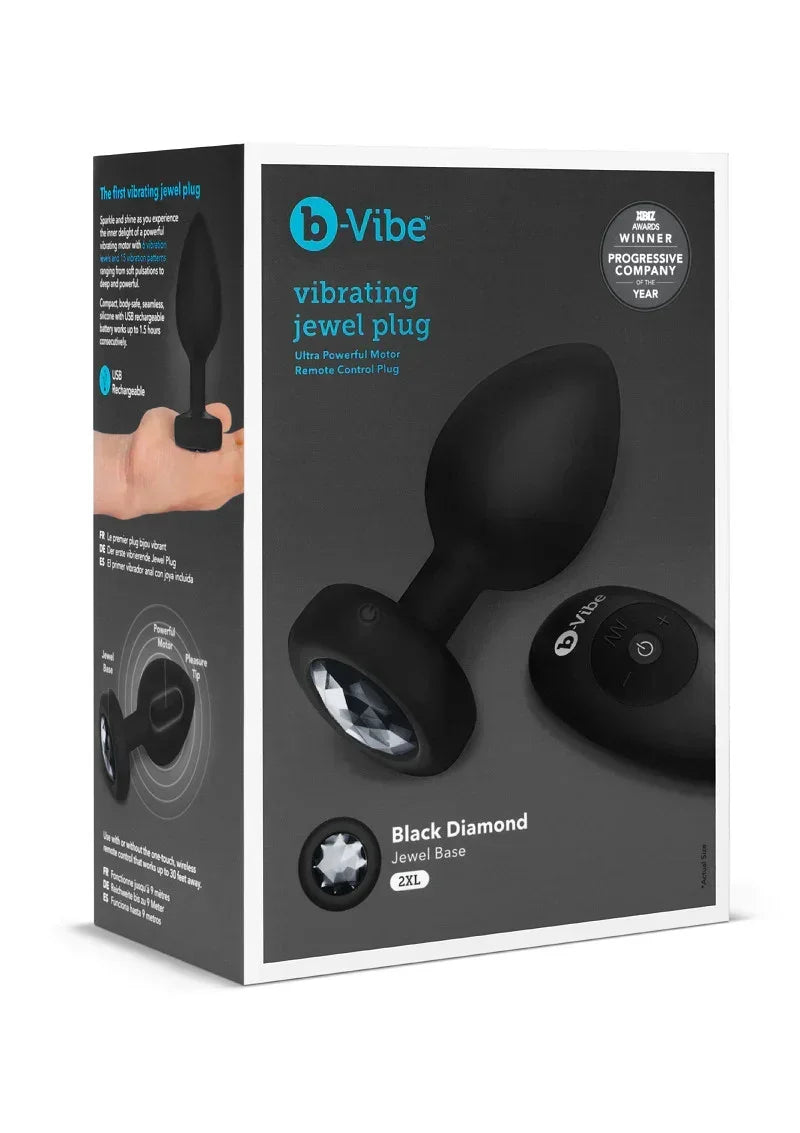 B-VibeVibratingJewelPlugXXL2 @ Happytoys Sexshop: online sex shop for Feeling Happy & Easy 😊 the erotic store owned by a woman