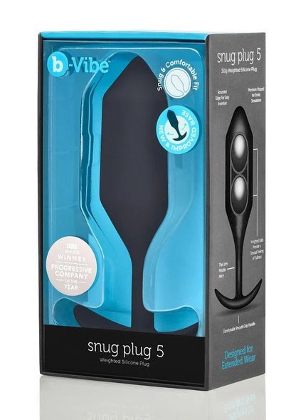 ♂ ♀ B-Vibe Snug Plug 5 - Happytoys Sexshop: Toys for Feeling Happy & Easy 😊 - Discreet geleverd